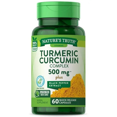 Nature's Truth NatureS Truth Turmeric Curcumin Complex Plus Black Pepper Extract Capsules 60 Ca Vitamins & Supplements