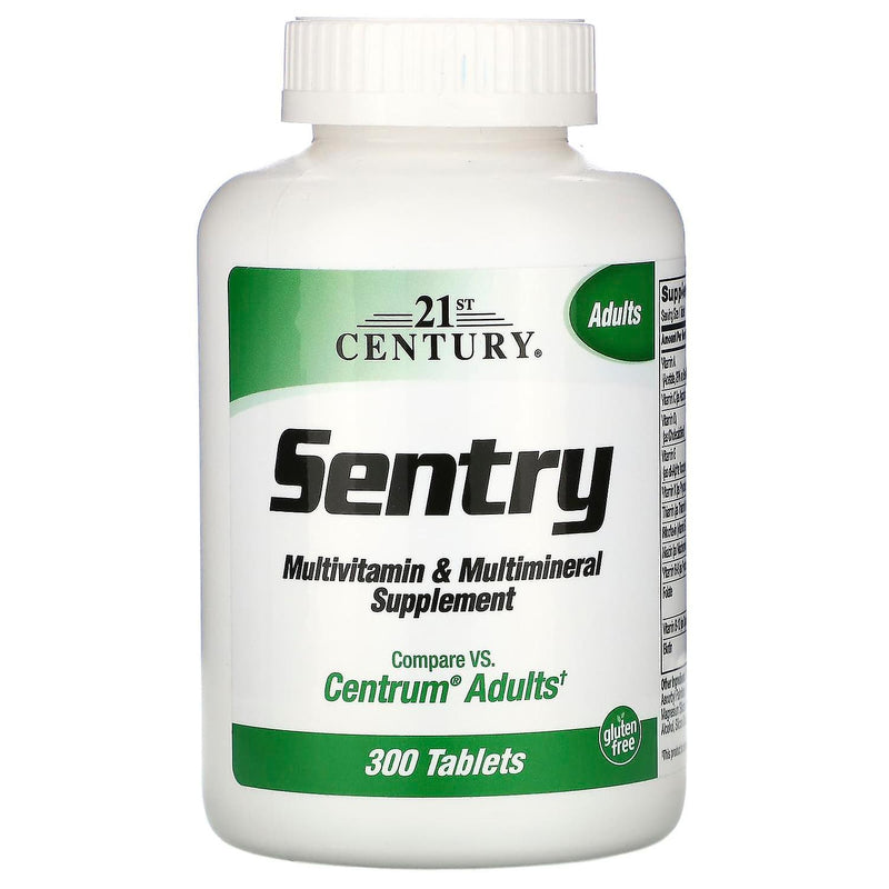 21st Century 21st Century Sentry, Adults Multivitamin & Multimineral Supplement Vitamins & Supplements