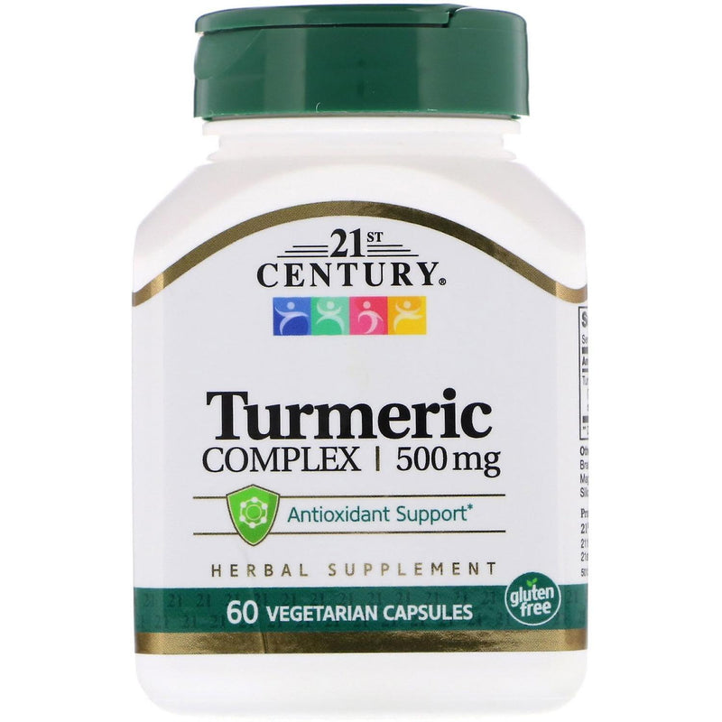 21st Century 21st Century Turmeric Complex – 500 mg (Vegetarian Capsules) Vitamins & Supplements