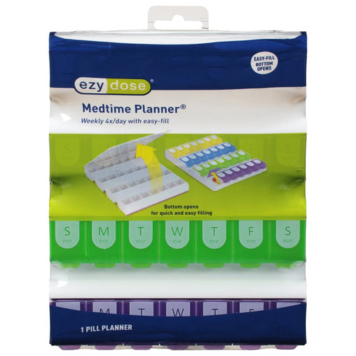 Ezy Dose Ezy Dose Medtime 66706 Pill Organizer Xl Weekly 4X / Day Health & Beauty