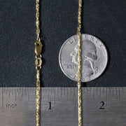 Bids.com Diamond Cut Fancy Links Pendant Chain in 14k Yellow Gold (1.5mm) Necklaces