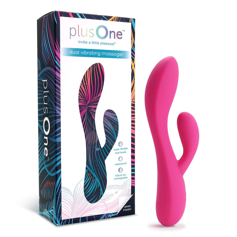 plusOne PlusOne Dual Vibrating Massager 1Ea Massagers