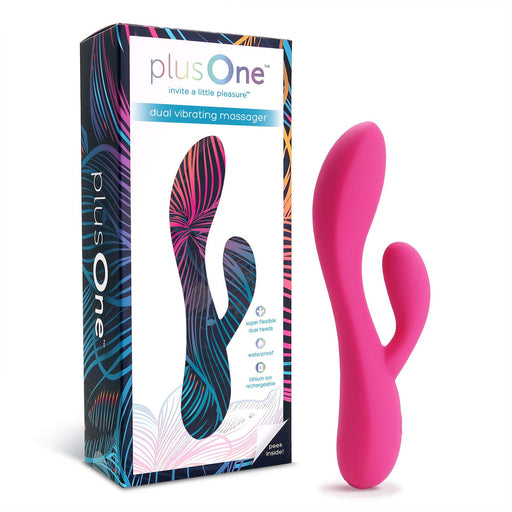 plusOne PlusOne Dual Vibrating Massager 1Ea Massagers