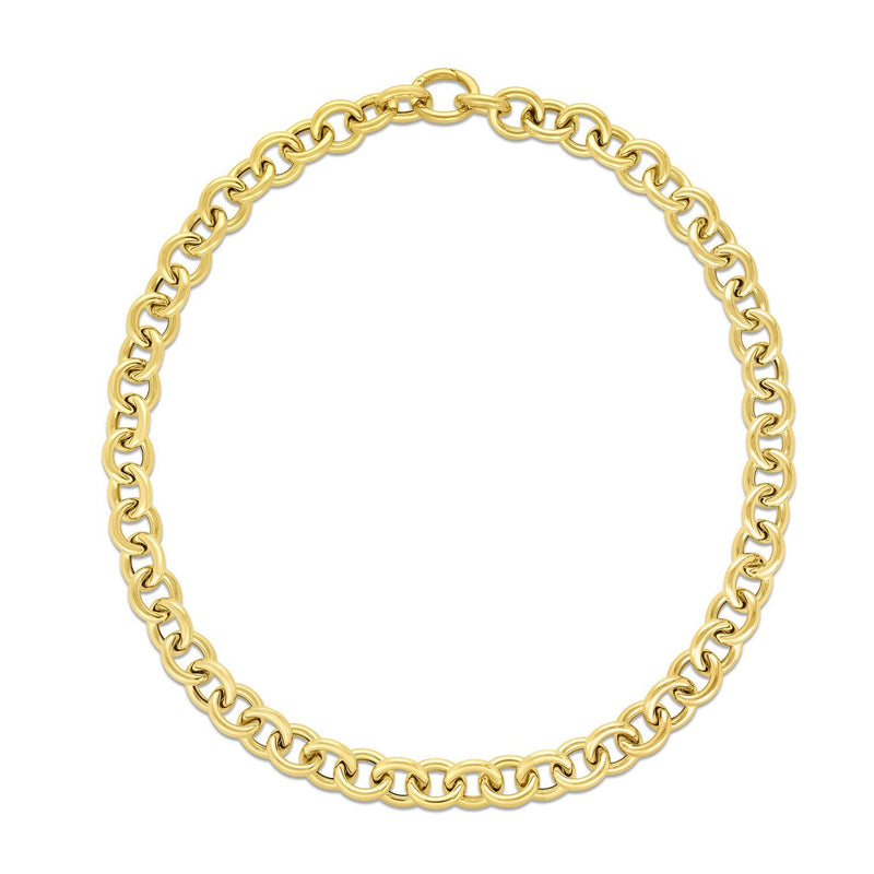 Bids.com 14k Yellow Gold Round Link Chain Necklace Necklaces