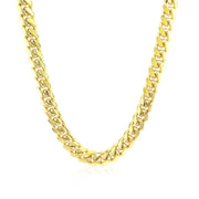 Bids.com 6.0mm 14k Yellow Gold Classic Miami Cuban Solid Chain Necklaces