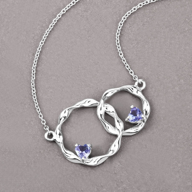 Bids.com 0.38 Carat Genuine Tanzanite .925 Sterling Silver Pendant Pendants