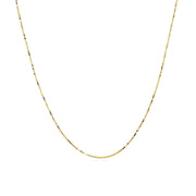 Bids.com 14k Yellow Gold Classic Box Chain 0.6mm Necklaces
