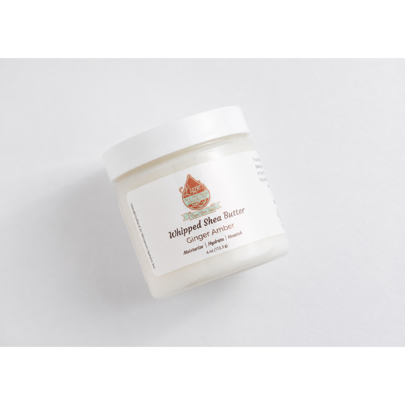 Lizzie's All-natural Products Whipped Shea Butter Lavender Ginger Amber *NEW* / 4 ounce