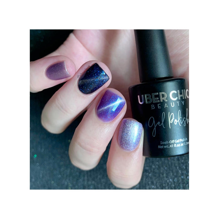 Uberchic Beauty Galactic Night   Cats Eye Iridescent Gel Polish