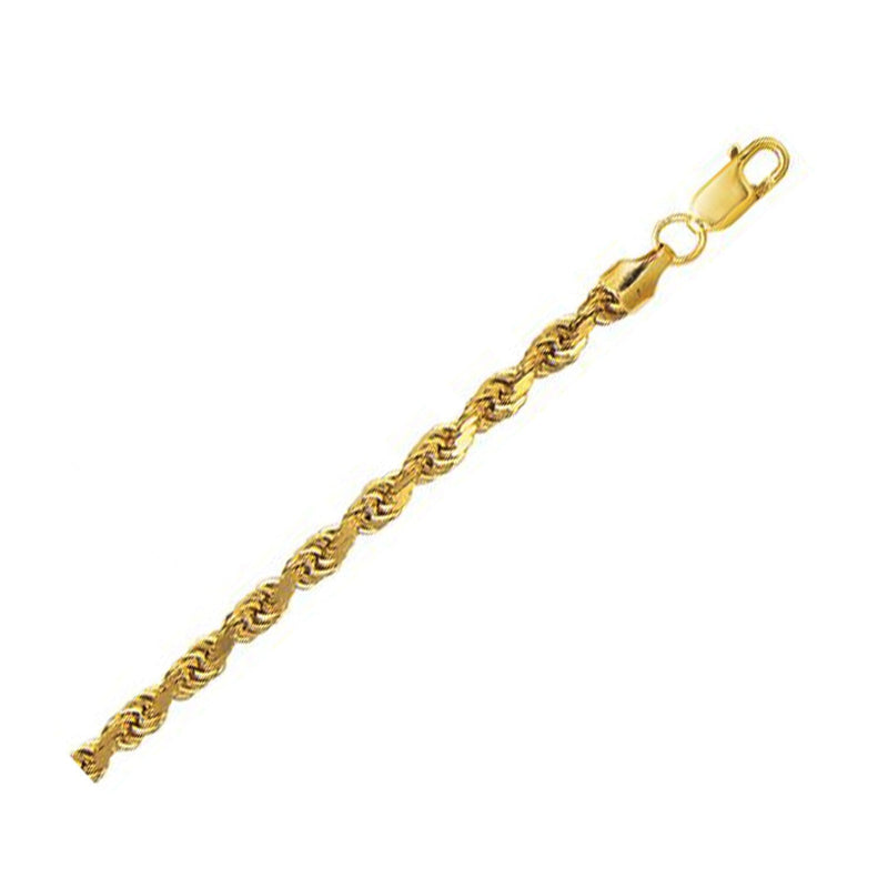Bids.com 10k Yellow Gold Lite Rope Bracelet (5.00 mm) Bracelets