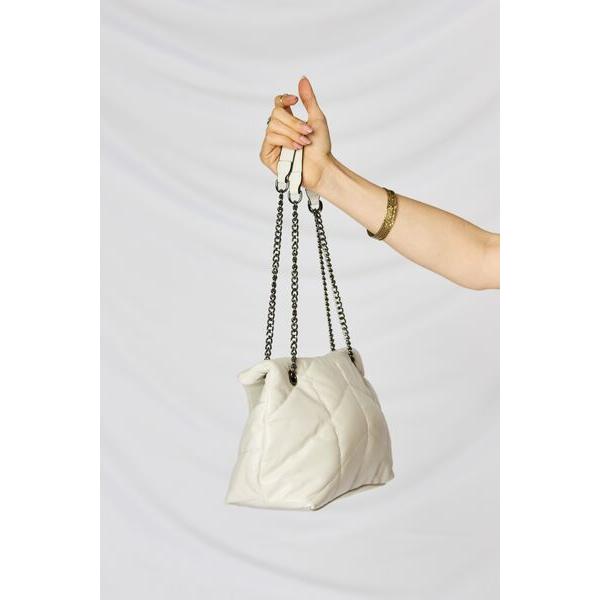 SHOMICO PU Leather Chain Handbag