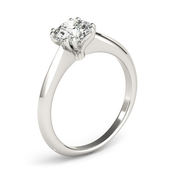 Bids.com 14k White Gold Double Prong Set Solitaire Diamond Engagement Ring (1 cttw) Rings