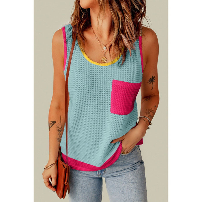 Scoop Neck Wide Strap Tank