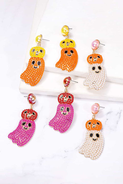 Halloween Ghost Shape Dangle Earrings