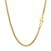 Bids.com 14k Yellow Gold Solid Round Box Chain 2.5 mm Necklaces