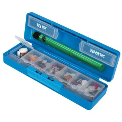 Apothecary Products Apothecary Products Diabetic 7-Day Pill Reminder With Pen Holder #66976 Health Care