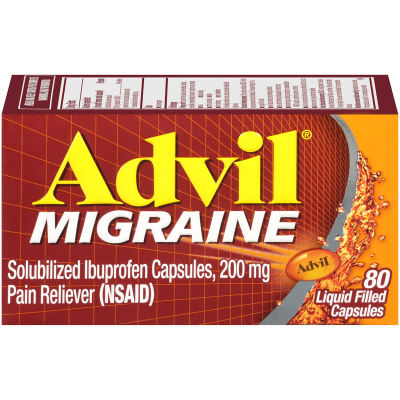Advil Advil Migraine Liquid Caps Personal Care Brown
