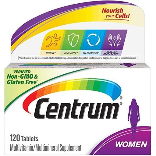 Centrum Centrum Multivitamin For Women, Multivitamin/Multimineral Supplement With Iron, Vitamins D3, B And Antioxidants Vitamins & Supplements
