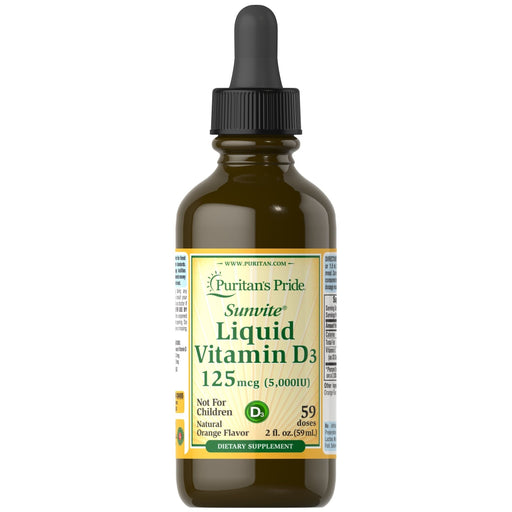Nature's Truth Nature's Truth Vitamin D3, 125 Mcg, Liquid 2 Fl Oz Vitamins & Supplements White Smoke