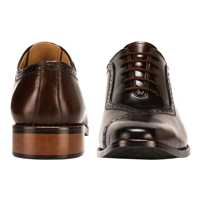 Debonair Genuine Leather Oxford Style Dress Shoes