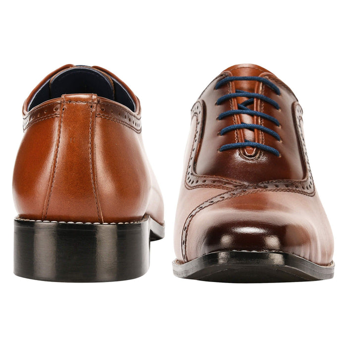 Debonair Genuine Leather Oxford Style Dress Shoes