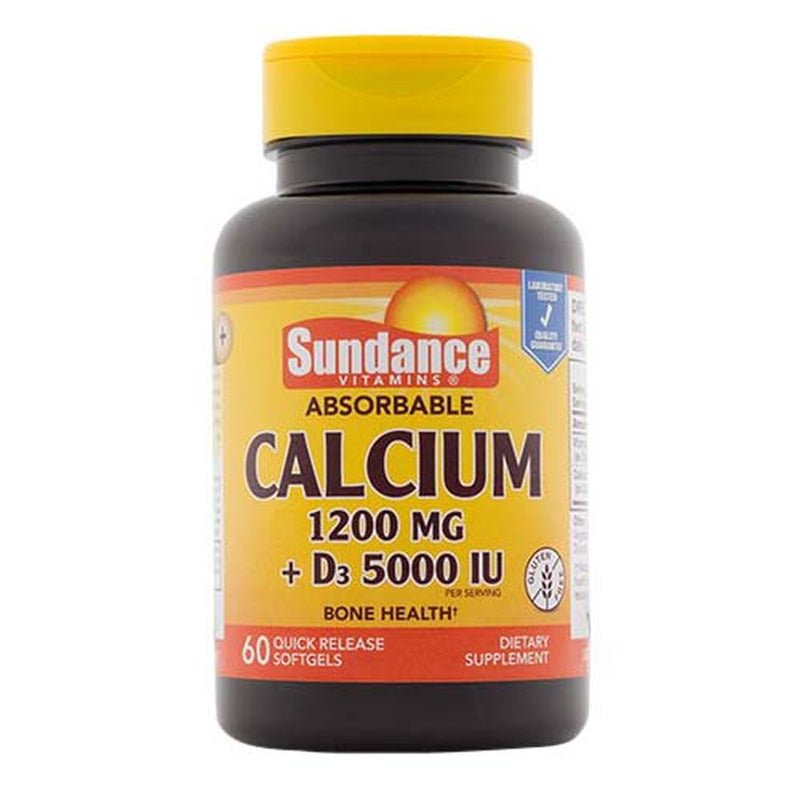 Sundance Sundance Absorbable Calcium + D3, 60 Quick Release Softgels Vitamins & Supplements