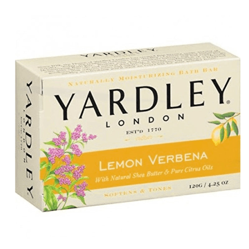 Yardley Yardley London Naturally Moisturizing Bath Bar Lemon Verbena Bar Soap White Smoke