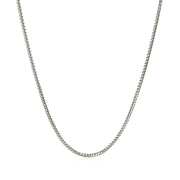Bids.com 14k White Gold Franco Chain 1.2mm Necklaces