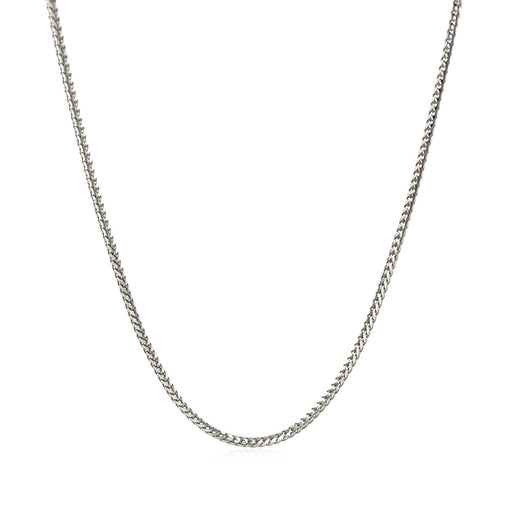 Bids.com 14k White Gold Franco Chain 1.2mm Necklaces
