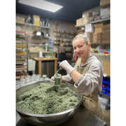 MION Artisan Soap Co. Lemongrass Spirulina Sugar Scrub | Medium