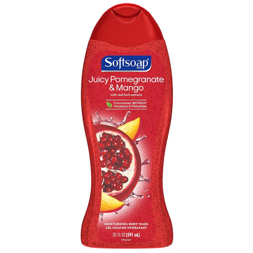 Softsoap Softsoap Moisturizing Body Wash, Juicy Pomegranate And Mango 20 Fl Oz Body Wash
