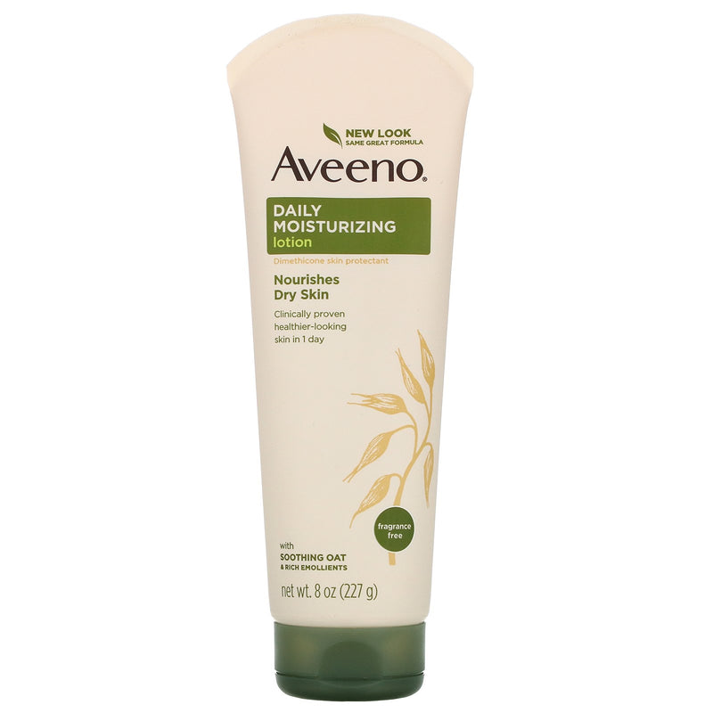 Aveeno Aveeno Daily Moisturizing Lotion With Oat For Dry Skin Fragrance Free Lotion & Moisturizer