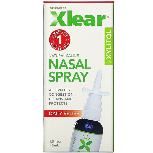 Xlear Xlear Daily Relief Natural Saline Nasal Spray With Xylitol, 1.5 Fl Oz Medicine & Drugs