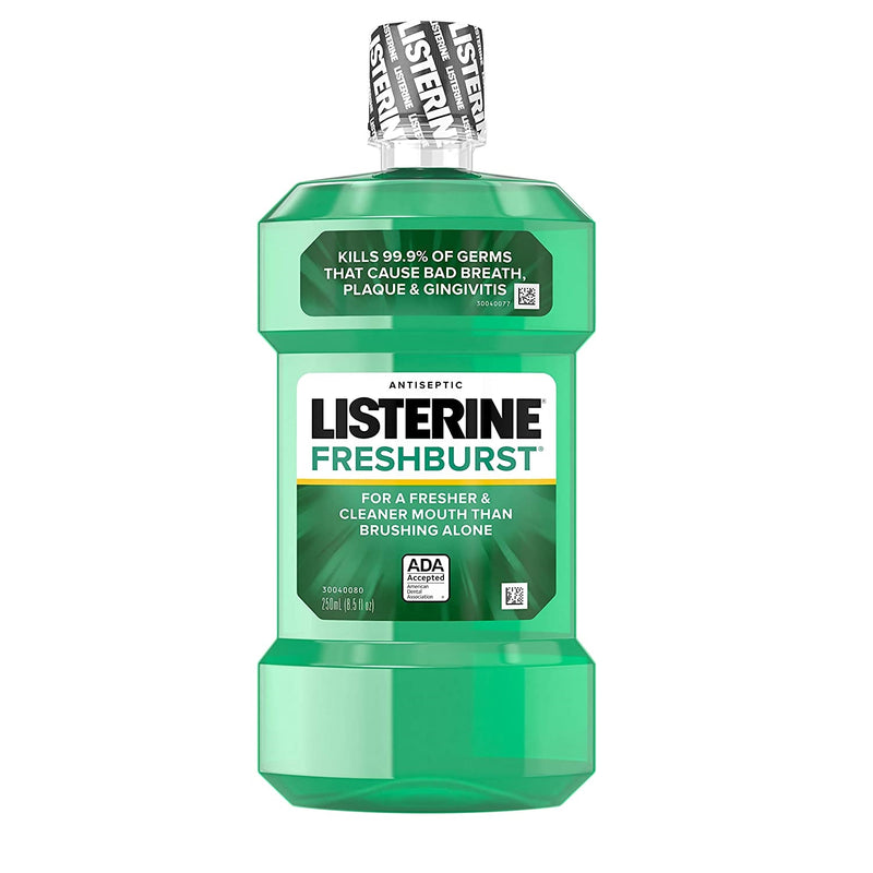 Listerine Listerine Freshburst Antiseptic Mouthwash, Oral Care for Bad Breath & Plaque - 8.5 fl oz Mouthwash