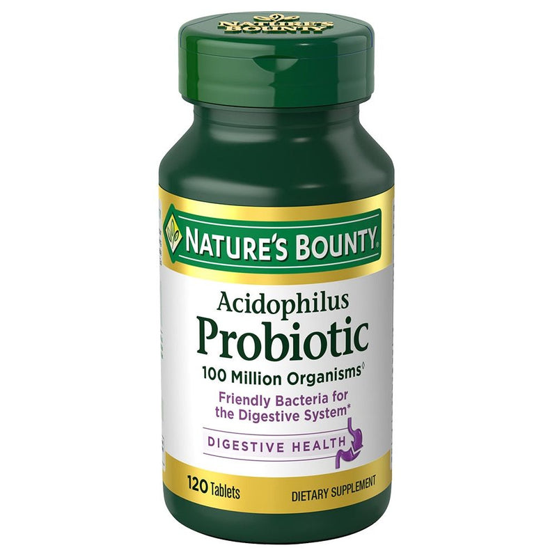 Nature's Bounty Nature's Bounty Acidophilus Probiotic Supplement Tablets Health & Beauty