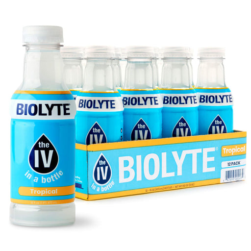 Biolyte Electrolyte Drink Biolyte® Electrolyte Drink – Tropical Flavor (16 oz) Fitness & Nutrition