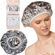Kitsch Kitsch Pro Reusable Aluminum Thermic Silver Foil Shower Cap Bath & Body
