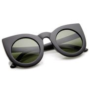zeroUV Oversize Round Circle Pointed Cat Eye Sunglasses 9180 Sunglasses