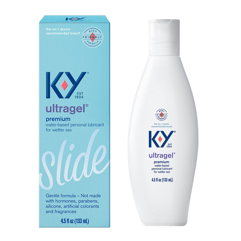 K-Y K-Y UltraGel Personal Lubricant 4.5 Oz, Premium Water Based & Non-Greasy Gel Lube For Men, Women & Couples Personal Lubricants