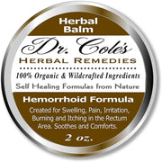 COLEHERBALS 01 - Dr. Cole's Organic Hemorrhoid Balm Herbal