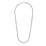 Bids.com 5.2mm Sterling Silver Rhodium Plated Round Box Chain Necklaces