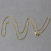 Bids.com 10k Yellow Gold Diamond Cut Cable Link Chain (1.10 mm) Necklaces
