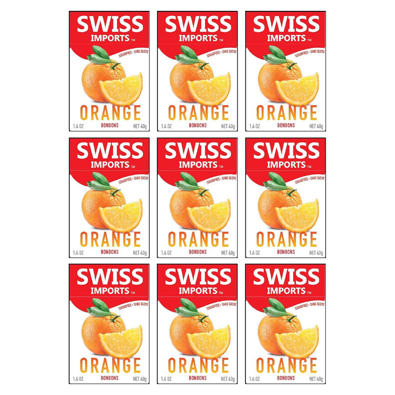Swiss Imports Swiss Imports Orange Sugarfree Candy Bonbons - 1.4oz Sugarfree Candy