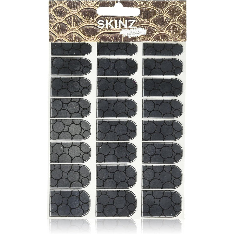 Skinz Nail Decals, Silver Circles (24 ct)