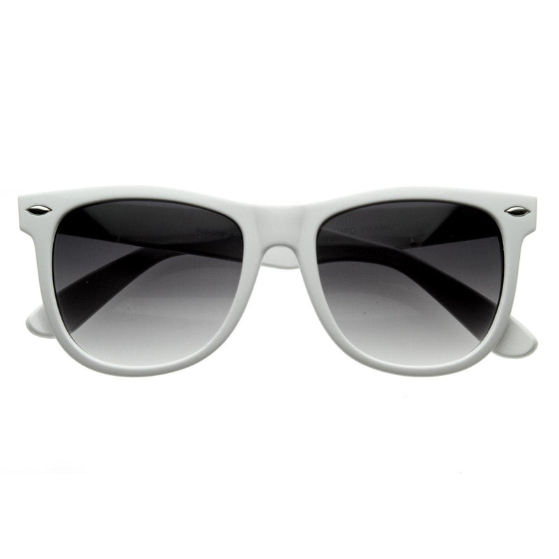 zeroUV Classic Retro Large Colorful Horned Rim Sunglasses 2767 Sunglasses