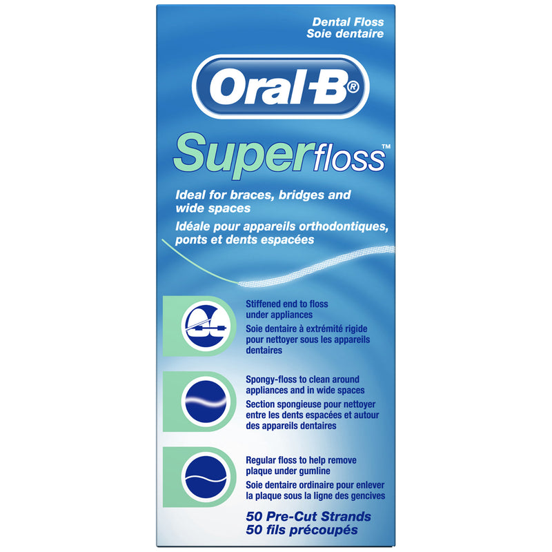 Oral-B Oral-B Super Floss - 50 Strands Dental Floss