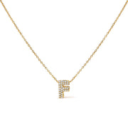 Bids.com 10K White Gold Diamond Accent "A" Initial Bubble Pendant Necklace Necklaces