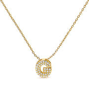 Bids.com 10K White Gold Diamond Accent "A" Initial Bubble Pendant Necklace Necklaces