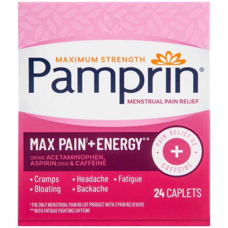 Pamprin Pamprin Maximum Strength Max Formula Menstrual Pain Relief Caplets Health & Beauty