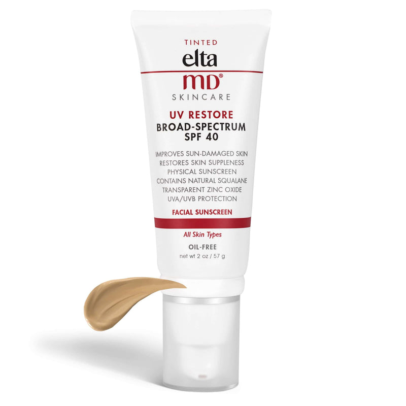 Nava Beauty EltaMD UV Restore Tinted Broad-Spectrum SPF 40 1.7 OZ White Smoke